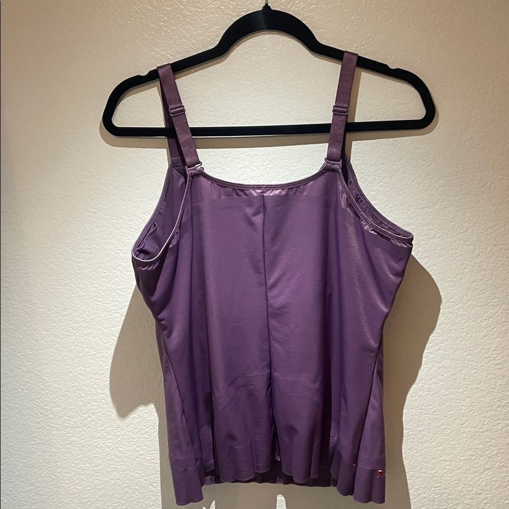 Ruby Ribbon Original Cami Shapewear Purple Tank Top Bra 46 - Picture 2 of 4